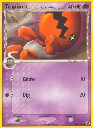 Trapinch - 068/101 (Delta Species) 68/101 - Dragon Frontiers-1