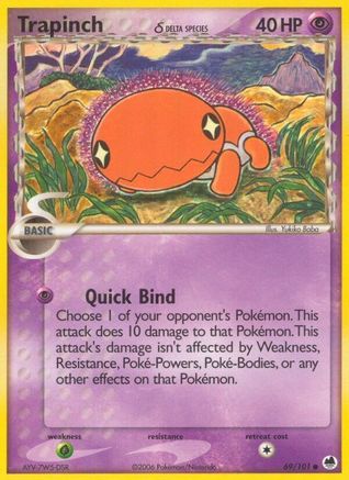 Trapinch - 069/101 (Delta Species) 69/101 - Dragon Frontiers-1