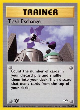 Trash Exchange 126/132 - Gym Heroes 1st Edition-1