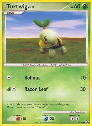 Turtwig (77) 77/100 - Majestic Dawn-1