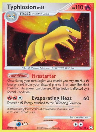 Typhlosion/123 - Mysterious Treasures Reverse Holofoil-1