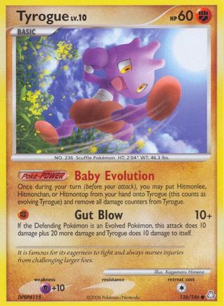 Tyrogue 126/146 - Legends Awakened Reverse Holofoil-1