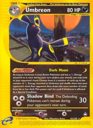 Umbreon/147 - Aquapolis Reverse Holofoil-1