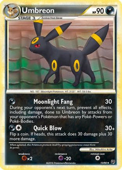 Umbreon 10/90 - Undaunted Reverse Holofoil-1