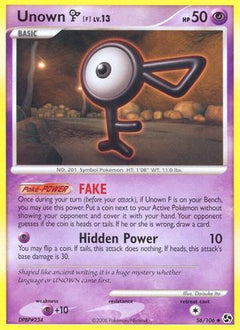 Unown [F]/106 - Great Encounters-1