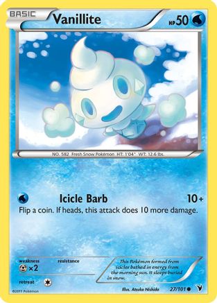 Vanillite/101 - Noble Victories Reverse Holofoil-1