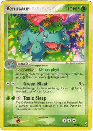 Venusaur 28/100 - Crystal Guardians-1