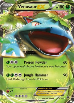 Venusaur EX 1/146 - XY Base Set Holofoil-1