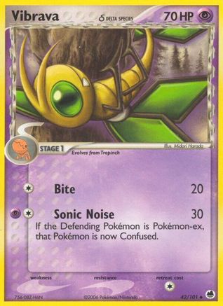 Vibrava - 042/101 (Delta Species)/101 - Dragon Frontiers-1