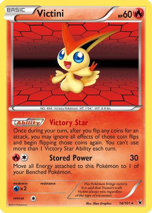 Victini (14)/101 - Noble Victories Reverse Holofoil-1