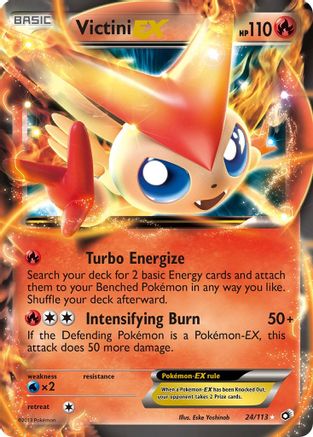 Victini EX 24/113 - Legendary Treasures Holofoil-1