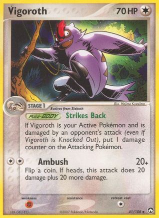Vigoroth/108 - Power Keepers Reverse Holofoil-1