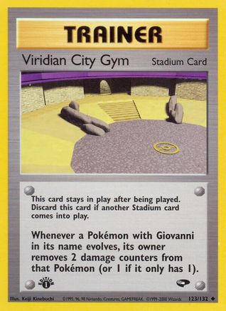 Viridian City Gym 123/132 - Gym Challenge-1
