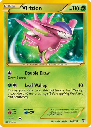 Virizion (Secret)/101 - Plasma Blast Holofoil-1