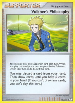 Volkner's Philosophy/111 - Rising Rivals Reverse Holofoil-1