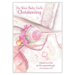 Girl Christening Card-1