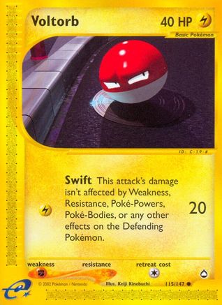 Voltorb (115)/147 - Aquapolis-1