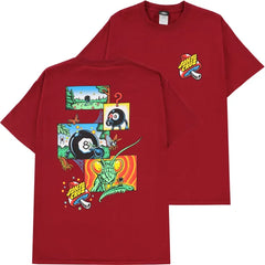 Santa Cruz 'Winkowski 8BALLR' Tee - Cardinal-1
