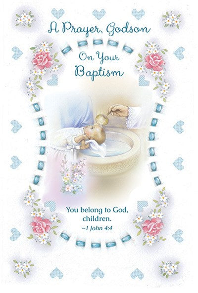 Godson Baptism Card-1