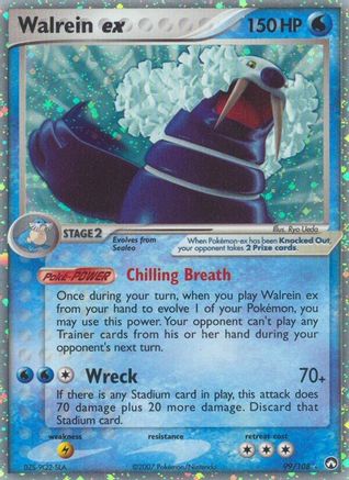 Walrein ex/108 - Power Keepers Holofoil-1