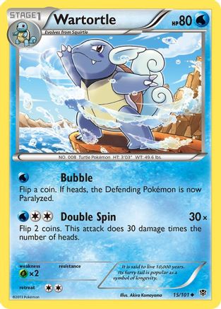 Wartortle 15/101 - Plasma Blast-1