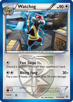 Watchog (Team Plasma) (112)/135 - Plasma Storm Reverse Holofoil-1