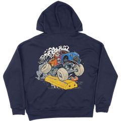 Ace 'Monster Truck' Hoodie - Navy-2