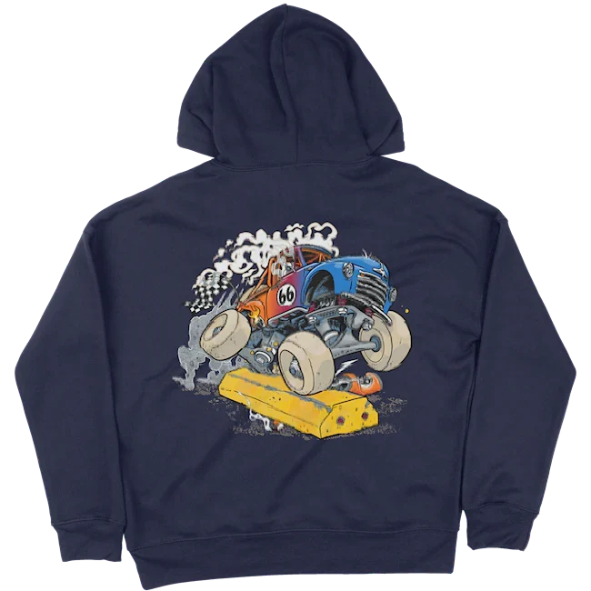 Ace 'Monster Truck' Hoodie - Navy-2