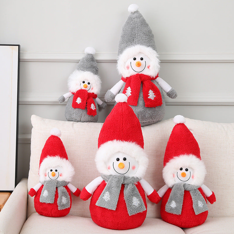 Christmas Snowman Plush Toy Holiday Gift-6