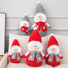 Christmas Snowman Plush Toy Holiday Gift-6