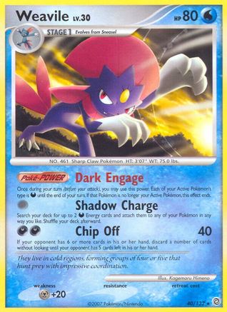 Weavile/132 - Secret Wonders Reverse Holofoil-1