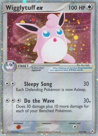 Wigglytuff ex/101 - Hidden Legends Holofoil-1
