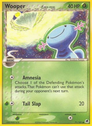 Wooper (Delta Species) 71/101 - Dragon Frontiers-1