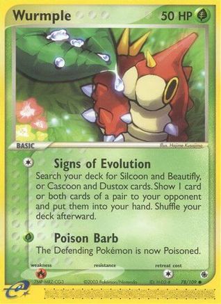 Wurmple/109 - Ruby and Sapphire Reverse Holofoil-1