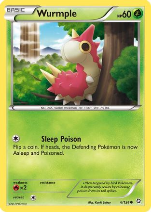Wurmple/124 - Dragons Exalted Reverse Holofoil-1