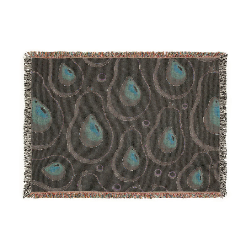 Avocado Pattern Woven Blanket – Cozy Decorative Throw for Kitchen, Living Room & Gifts-5
