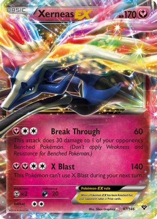 Xerneas EX 97/146 - XY Base Set Holofoil-1