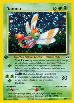 Yanma (17)/75 - Neo Discovery 1st Edition Holofoil-1