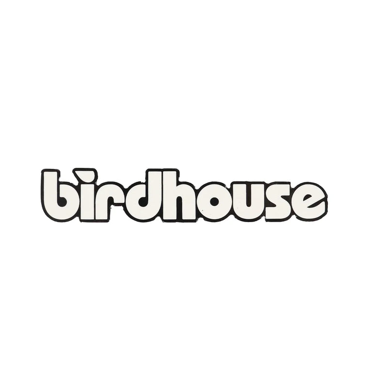 Birdhouse 'Text Logo' Sticker - White-1