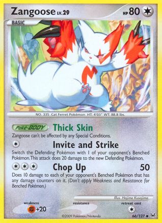 Zangoose/127 - Platinum Reverse Holofoil-1