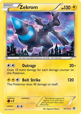 Zekrom 51/113 - Legendary Treasures Reverse Holofoil-1