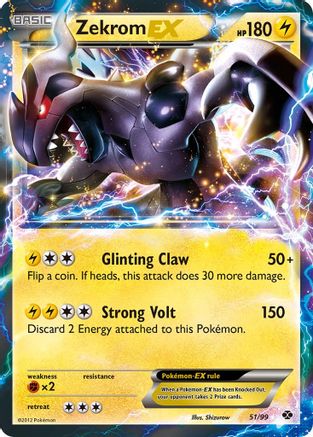 Zekrom EX/99 - Next Destinies Holofoil-1