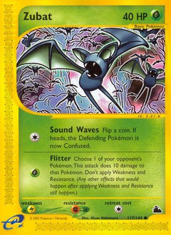 Zubat (117)/144 - Skyridge Reverse Holofoil-1