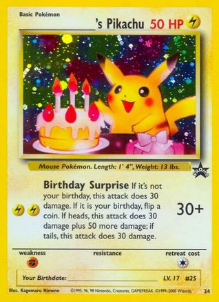 ______'s Pikachu 24/53 - WoTC Promo Holofoil-1