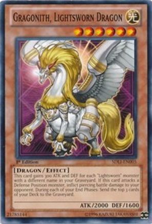 Gragonith, Lightsworn Dragon (SDLI-EN005) - Structure Deck: Realm of Light 1st Edition-1