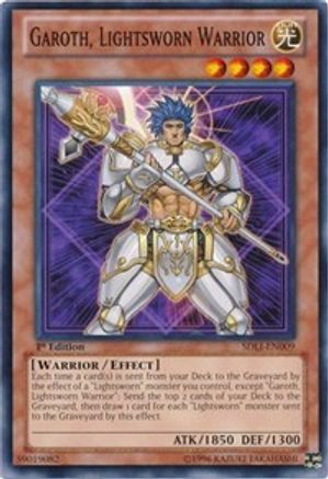 Garoth, Lightsworn Warrior (SDLI-EN009) - Structure Deck: Realm of Light 1st Edition