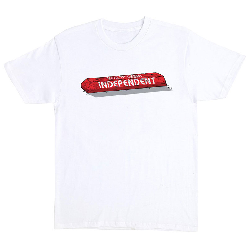 Independent 'BTG Curb' Tee - White-1