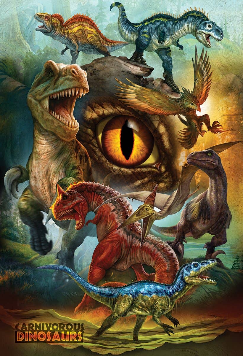 Eurographics Carnivorous Dinosaurs 100-Piece Puzzle - Ages 5+-2