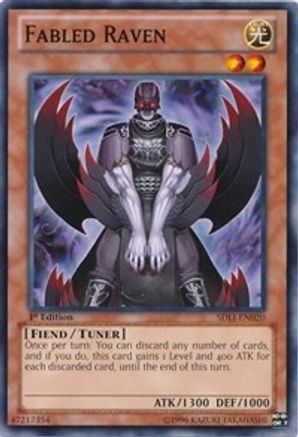 Fabled Raven (SDLI-EN020) - Structure Deck: Realm of Light 1st Edition