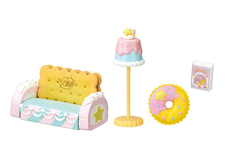 Sanrio: LittleTwinStars PASTEL SWEETS ROOM (1 Random Box) (Re-ment Blind Box)-3